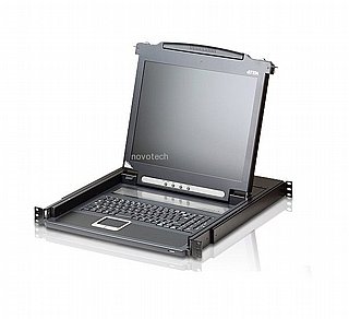 ����� ����� ���� ���  ATEN CL1000 Single Rail LCD Console (PS/2-USB, VGA) 