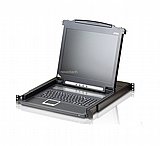 ����� ����� ���� ���  ATEN CL1000 Single Rail LCD Console (PS/2-USB, VGA) 