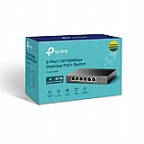 ��� TP-LINK TL-SF1006P 6-Port 10/100Mbps Desktop Switch with 4-Port PoE 
