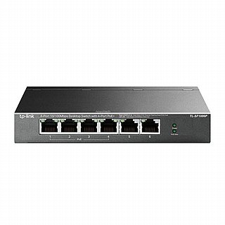 ��� TP-LINK TL-SF1006P 6-Port 10/100Mbps Desktop Switch with 4-Port PoE 