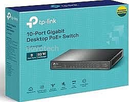 ��� TP LINK TL-SG1210P 10-Port Gigabit Desktop Switch with 8-Port PoE 