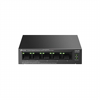��� TP LINK LS105GP 5-Port Gigabit Desktop Switch with 4-Port PoE