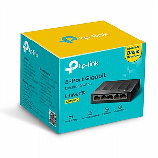 ��� TP LINK LS1005G 5-Port 10/100/1000Mbps Desktop Switch 