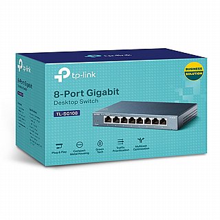 ��� TP LINK TL-SG108 8-Port 10/100/1000Mbps Desktop Switch 