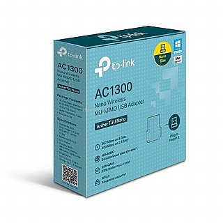 ����� ��� ������ ��� TP-LINK Archer T3U Nano AC1300 Nano Wireless MU-MIMO USB Adapter