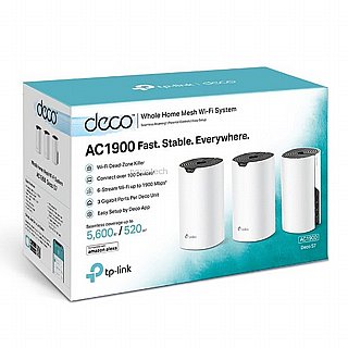 ���� ����� TP LINK DECO S7 (3-PACK) AC1900 Whole Home Mesh Wi-Fi System 