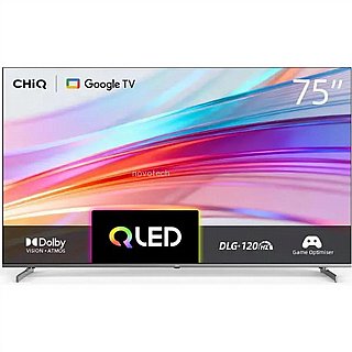 ������� ���� CHIQ U75QM10S - 75" QLED 4K Google TV