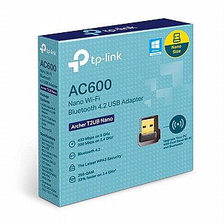 ���� Archer T2UB Nano AC600 Nano Wi-Fi Bluetooth 4.2 USB Adapter 