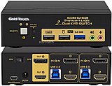 ��� KVM � 2 ����� Gold Touch KVM-DPHD-2-2 
