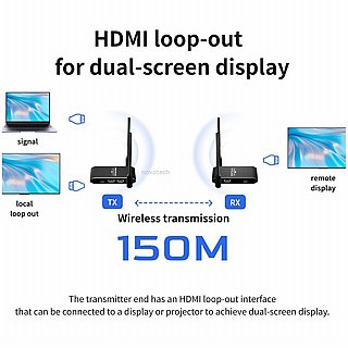����� Gold Touch Wireless HDMI Extender Up To 150M AS-WR270W