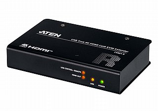 ����� KVM ������ ������ ����� Aten CE801 USB True 4K HDMI Cat 6 KVM Extender