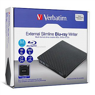 ���� ������ VERBATIM External Slimline Blu-ray Writer USB 3.2 Gen 1 66718