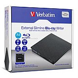 צורב חיצוני VERBATIM External Slimline Blu-ray Writer USB 3.2 Gen 1 66718 צורב חיצוני VERBATIM External Slimline Blu-ray Writer USB 3.2 Gen 1 66718