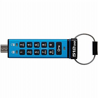 ���� Kingston USB flash drive IronKey Keypad 200C - USB 3.2 Gen 1 - 512 GB IKKP200C/512GB
