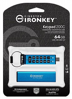 ���� Kingston IronKey Keypad 200C - USB flash drive - 64 GB IKKP200C/64GB