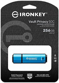 ���� Kingston USB flash drive IronKey Vault Privacy 50C - USB 3.2 Gen 1 - 256GB IKVP50C/256GB