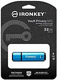 ���� Kingston USB flash drive IronKey Vault Privacy 50C - USB 3.2 Gen 1 - 32GB IKVP50C/32GB