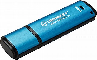 ���� Kingston USB-Stick IronKey Vault - USB 3.2 Gen 1 (3.1 Gen 1) - 128 GB IKVP50/128GB