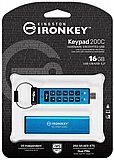���� Kingston hardware-encrypted USB flash drive IronKey 200C - USB-C 3.2 Gen 1 - 16 GB IKKP200C/16GB