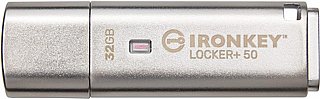 ���� Kingston USB-Stick IronKey Locker+ - USB 3.2 Gen 1 (3.1 Gen 1) - 32 GB IKLP50/32GB
