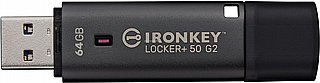 ���� Kingston USB flash drive IronKey Locker Plus 50 G2 - USB 3.2 Gen 1 - 64GB IKLP50G2/64GB