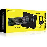סט גיימינג מקלדת, עכבר, משטח, אוזניות CORSAIR 4 In 1 Gaming Bundle CH-9226F65-NA סט גיימינג מקלדת, עכבר, משטח, אוזניות CORSAIR 4 In 1 Gaming Bundle CH-9226F65-NA
