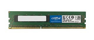 ����� ���� Crucial UDIMM 8GB DDR3L-1600MHz (PC3-12800) DR x8 ECC UDIMM 240p, CT102472BD160B