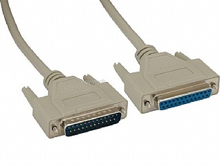 ��� ����� Serial RS232 DB25 M/F 5M
