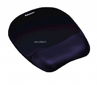 ���� ����� Fellowes Memory Foam Mousepad Wrist Support  9172801