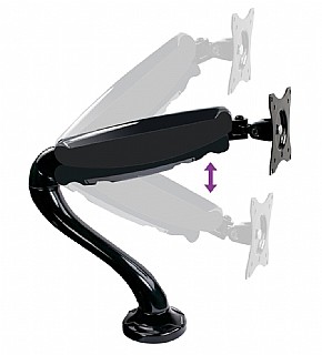 ���� ����� ��������� ���� ����� ������  Diamond Multimedia DMC120 Ergonomic Interactive Monitor Desk Mount 
