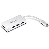 ���� TRENDnet 4-Port USB-C Ultra-Mini Hub TUC-H4E