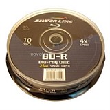 �� 10 ������ ���-���  CD - DVD BD 25GB X4 CAKE