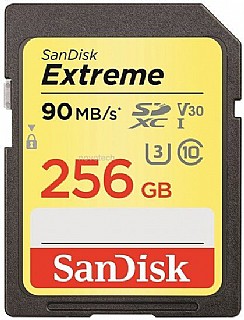 ����� ������ SanDisk Extreme 600x Secure-Digital SDXC UHS-I SDSDXVF-256G - ��� 256GB