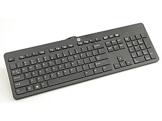 ����� HP Genuine USB Wired Black Keyboard  - 803181-BB1