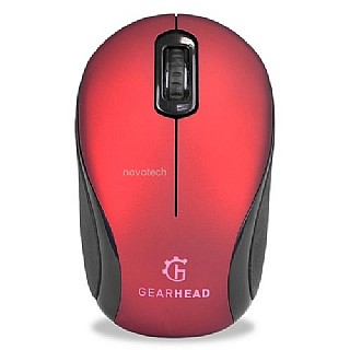 ���� ������ GearHead MBT9650RED 3-Button Bluetooth Wireless Optical Nano Scroll Mouse