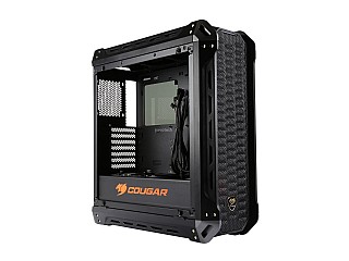 ���� ���� COUGAR Panzer-S Black ATX Mid Tower Transparent Fortress Computer Case