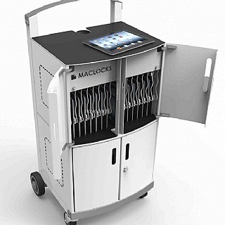 ���� ��� ����� ������� �� ���� ���� ���� 32 ������ MACLOKS CartiPad Duo - 32 Unit Charging Cart