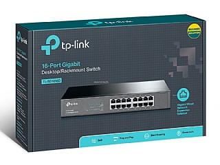 ��� TP-LINK 16-Port Gigabit Desktop/Rackmount Switch TL-SG1016D