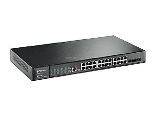 ��� TP - LINK JetStream 24-Port Gigabit L2 Managed Switch with 4 SFP Slots T2600G-28TS