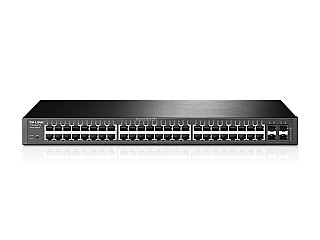 ��� TP - LINK JetStream 48-Port Gigabit Smart Switch with 4 SFP Slots T1600G-52TS