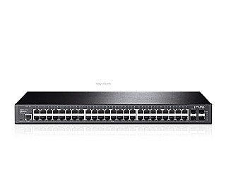 ��� ����� TP-LINK JetStream 48-Port Gigabit L2 Managed Switch with 4 SFP Slots T2600G-52TS
