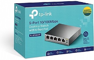 ���  TP-Link TL-SF1005P 5 Ports 10/100Mbps 4 Ports PoE
