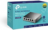 ���  TP-Link TL-SF1005P 5 Ports 10/100Mbps 4 Ports PoE