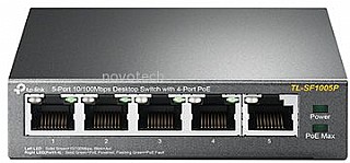 ���  TP-Link TL-SF1005P 5 Ports 10/100Mbps 4 Ports PoE