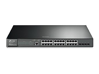 ��� ����� TP LINK JetStream 24-Port Gigabit L2 Managed PoE+ Switch with 4 SFP Slots