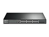 ��� ����� TP LINK JetStream 24-Port Gigabit L2 Managed PoE+ Switch with 4 SFP Slots