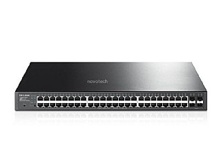 ��� JetStream 48-Port Gigabit Smart PoE+ Switch with 4 SFP Slots T1600-52PS ���� TP-LINK