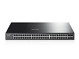 ��� JetStream 48-Port Gigabit Smart PoE+ Switch with 4 SFP Slots T1600-52PS ���� TP-LINK