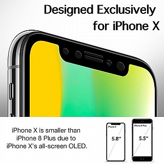 ��� ������ � ESR iPhone XS/X Full Coverage Tempered Glass  