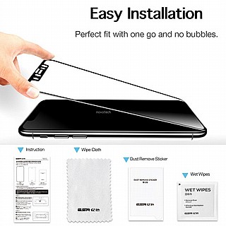 ��� ������ � ESR iPhone XS/X Full Coverage Tempered Glass  